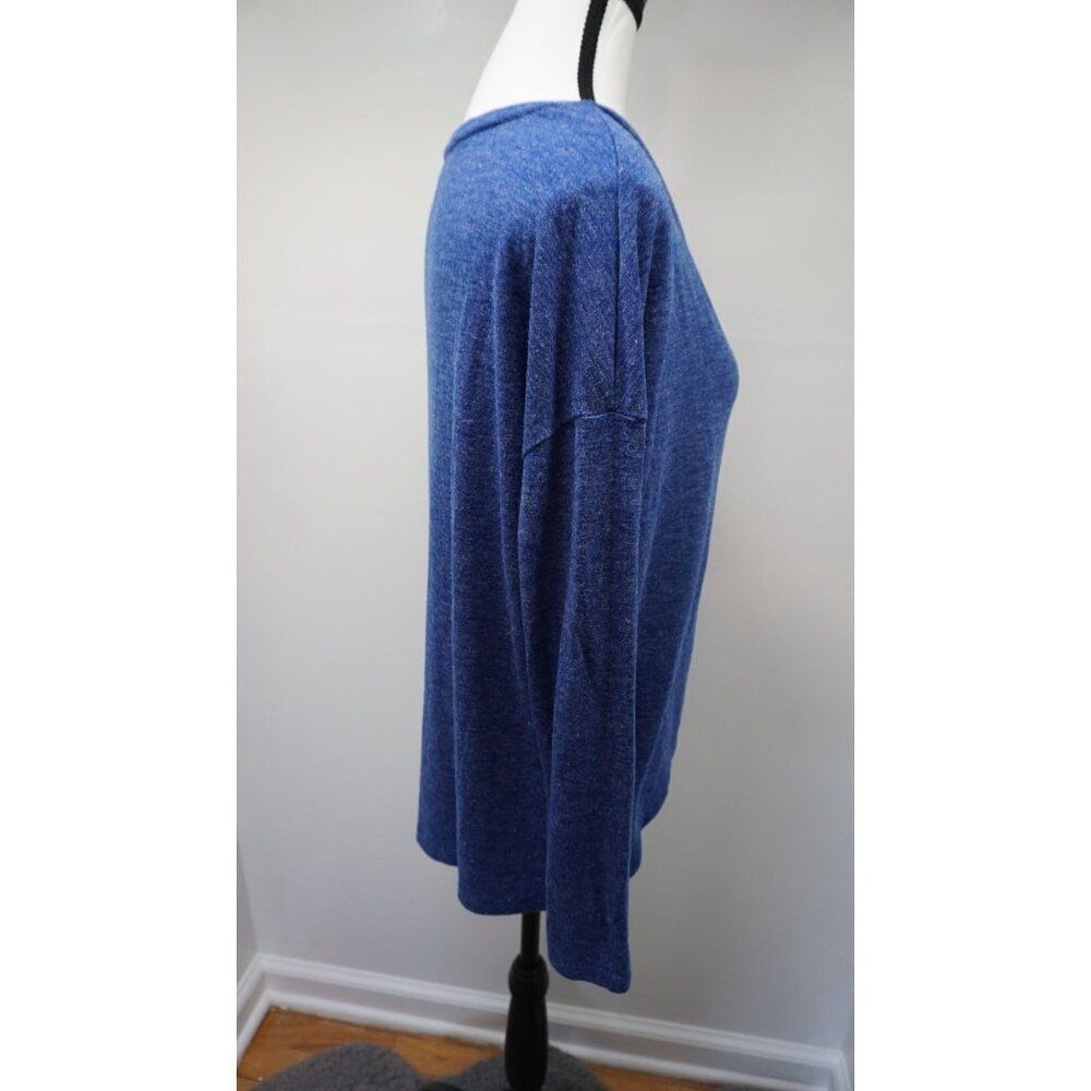 Old Navy Women's Relaxed Long Sleeve Hi-Low Shirt Blue - Size XS - Picture 11 of 14